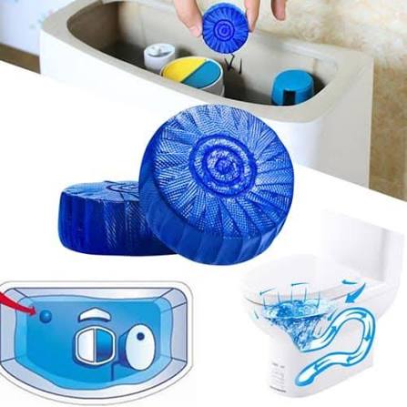 Toilet Bowl Cleaner Tablets – 10 Pcs Blue Bubble, Eco-Friendly & Fresh Fragrance